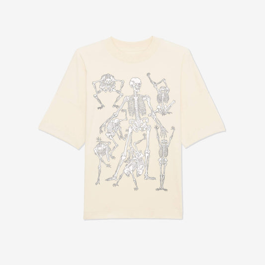 GRAVE PARTY T-SHIRT [NATURAL RAW]
